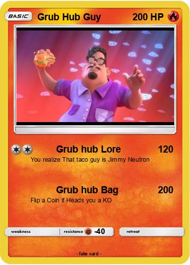 Pokemon Grub Hub Guy