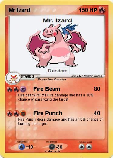 Pokemon Mr Izard