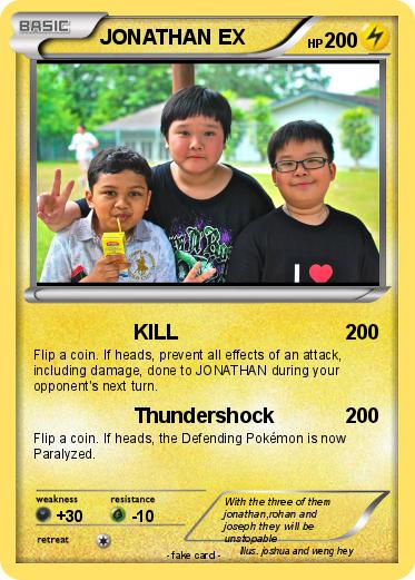 Pokemon JONATHAN EX