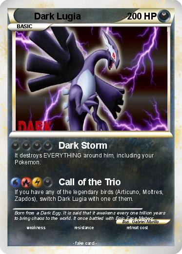 Pokemon Dark Lugia
