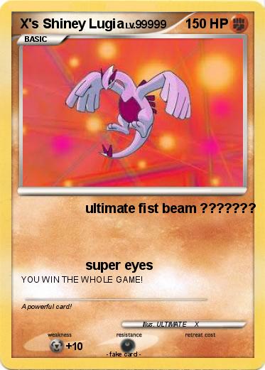 Pokemon X's Shiney Lugia