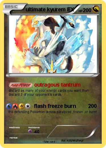 Pokemon ultimate kyurem EX