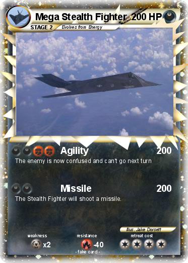 Pokemon Mega Stealth Fighter