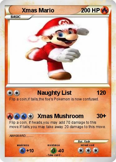 Pokemon Xmas Mario