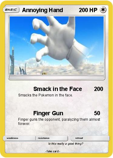 Pokemon Annoying Hand