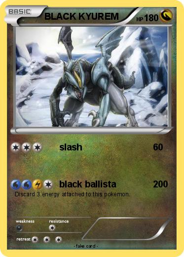 Pokemon BLACK KYUREM
