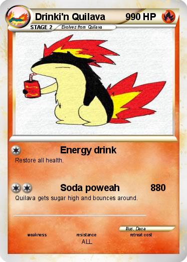 Pokemon Drinki'n Quilava        9