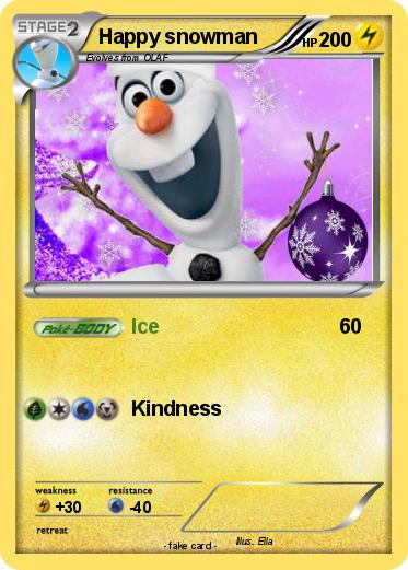 Pokemon Happy snowman