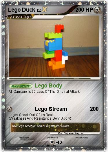 Pokemon Lego Duck