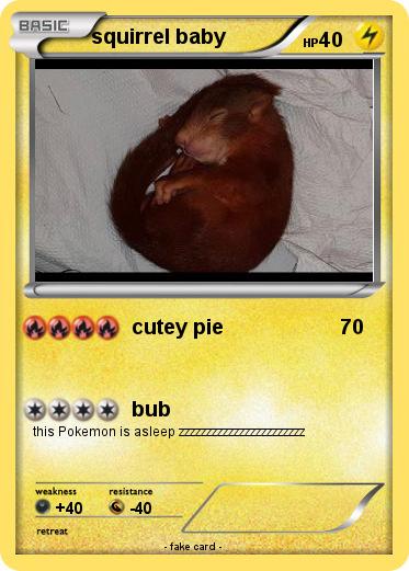 Pokemon squirrel baby