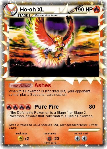 Pokemon Ho-oh XL