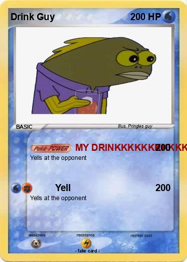 Pokemon Drink Guy