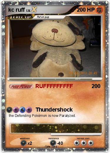 Pokemon kc ruff