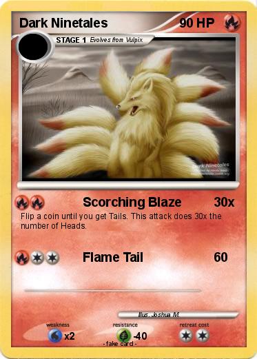 Pokemon Dark Ninetales