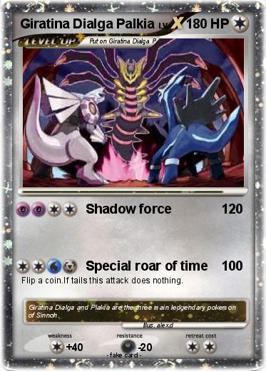 Pokemon Giratina Dialga Palkia