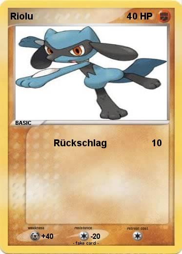Pokemon Riolu