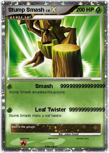 Pokemon Stump Smash