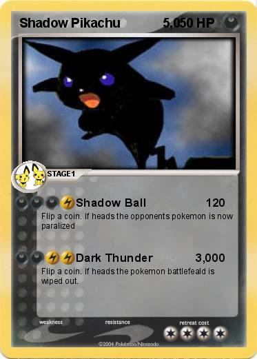 Pokemon Shadow Pikachu            5,0