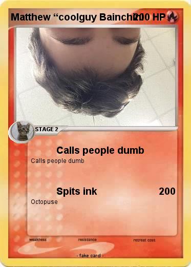 Pokemon Matthew “coolguy Bainchini