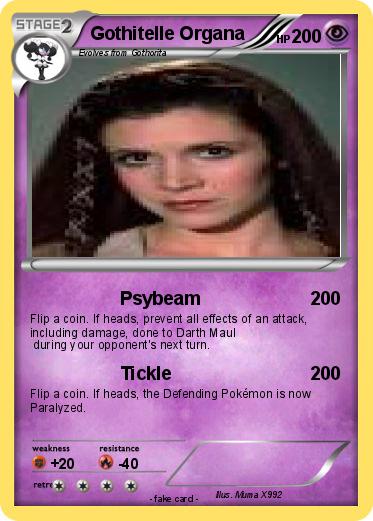 Pokemon Gothitelle Organa