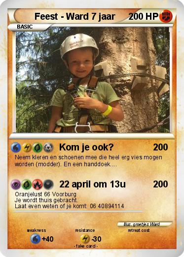 Pokemon Feest - Ward 7 jaar