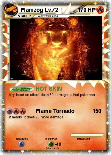 Pokemon Flamzog Lv.72