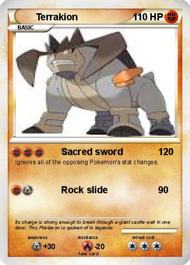 Pokemon Terrakion