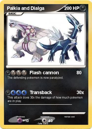 Pokemon Palkia and Dialga