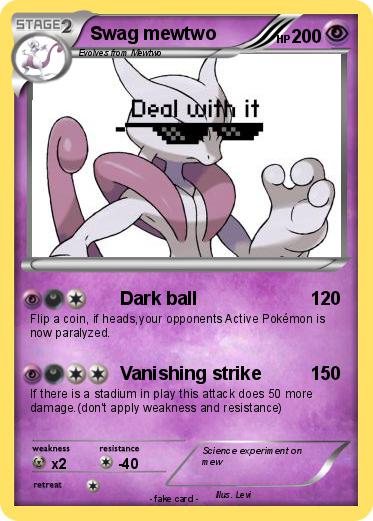 Pokemon Swag mewtwo