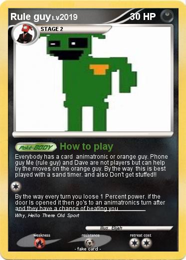 Pokemon Rule guy