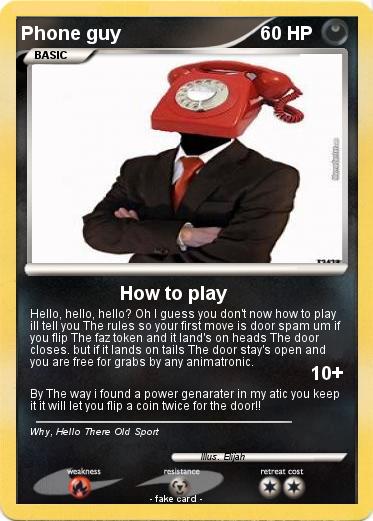 Pokemon Phone guy