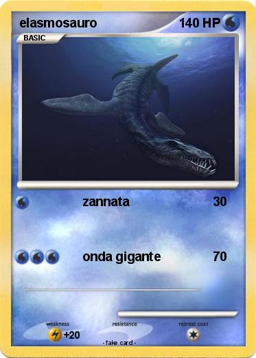 Pokemon elasmosauro