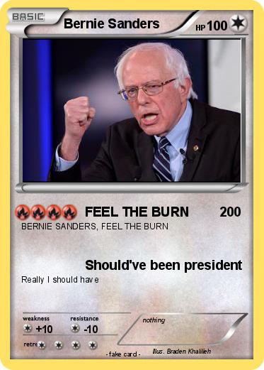 Pokemon Bernie Sanders