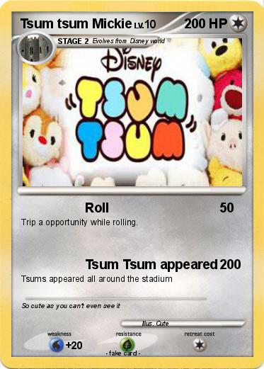 Pokemon Tsum tsum Mickie