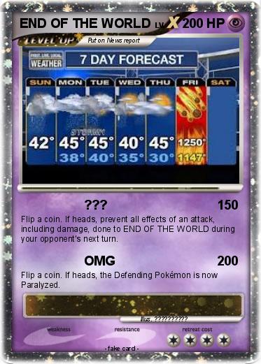 Pokemon END OF THE WORLD