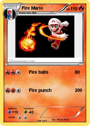 Pokemon Fire Mario