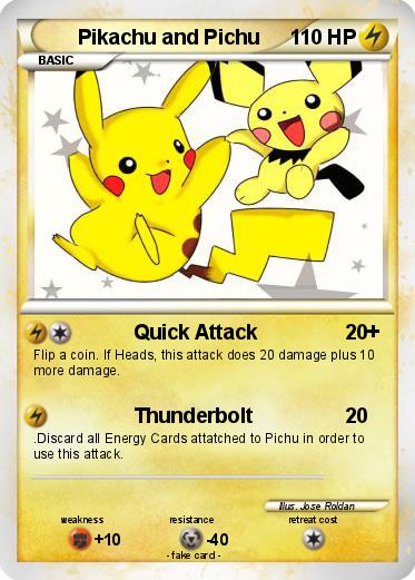 Pokemon Pikachu and Pichu