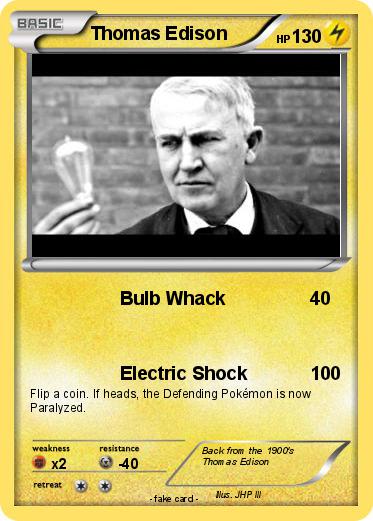 Pokemon Thomas Edison