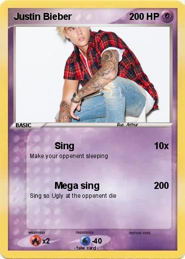 Pokemon Justin Bieber