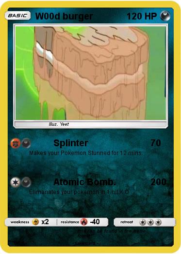 Pokemon W00d burger