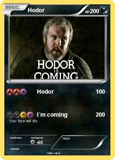 Pokemon Hodor