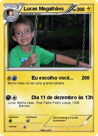 Pokemon Lucas Magalhães
