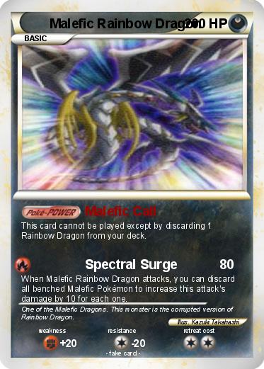 Pokemon Malefic Rainbow Dragon