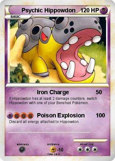 Pokemon Psychic Hippowdon