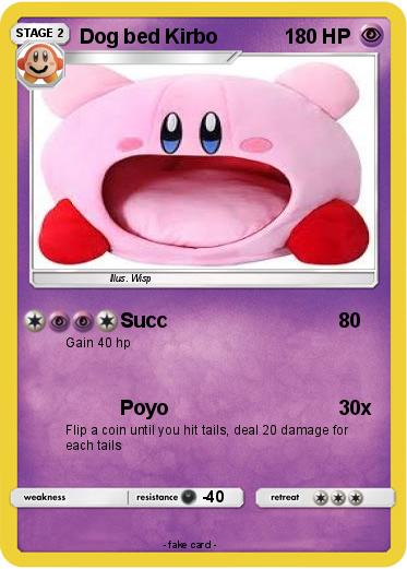 Pokemon Dog bed Kirbo