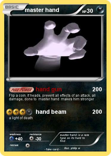 Pokemon master hand
