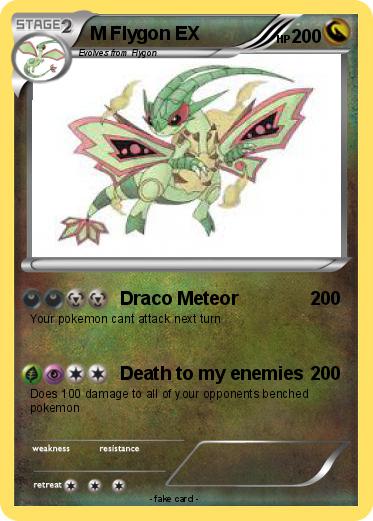 Pokemon M Flygon EX