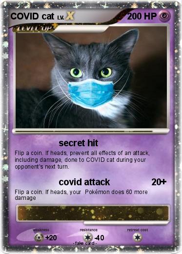 Pokemon COVID cat