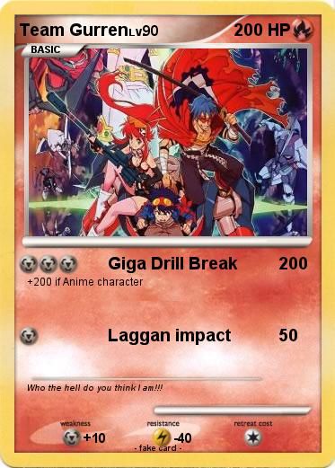Pokemon Team Gurren