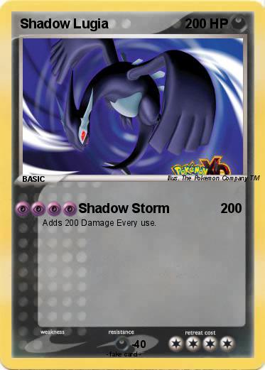 Pokemon Shadow Lugia